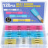haisstronica 120PCS Waterproof Heat Shrink Butt Wire Connectors for Marine Automotive Boat Truck Wire Joints