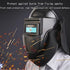 CSBOYUKEJ 2-piece welding helmet rear extension and helmet bib, made of flame-retardant cotton, with edged seal