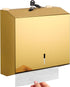 Wall Mounted Stainless Steel Paper Towel Dispenser with Lock, Polished Mirror Finish,