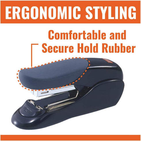 Max USA Easy Grip Heavy Duty Desk Stapler, Model HD-50F BLACK