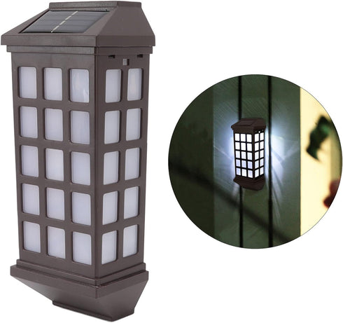 Naroote Outdoor Solar Wall Lamp - LED Garden Sconce Light
