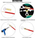 Glarks 50pcs 12-10 Gauge M8 Ring Nylon Heat Shrink Waterproof Quick Disconnect Electrical Connectors Kit
