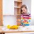POOVI Tool Trio, Paint Brush, Roller, Sponge, All The Tools You Need to Apply Finish All in One Paint Yellow