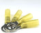 DZSE Elec 10pcs M10 24A Heat Shrink Ring Wire Connector, Nylon Fully Insulated Waterproof Butt Marine Automotive