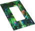 Decorative 1 Gang Single Decora GFCI Device Light Switch Cover - Forest Spring Enchanted Fairy Wonderland Green.