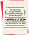 LiuuLi Thank You Card for Women Men, Appreciation Gifts for Coworker Friends Boss,