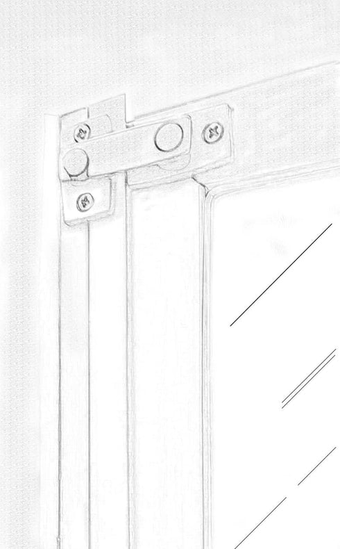 7/8" 2-3/32", 2 Pack, QCAA Solid Brass Shutter Bar/Door Latch, x Polish Brass, Made in Taiwan