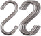Heavy-Duty 304 Stainless Steel S Hooks - 3.3 Inch Hammock Swing Utility Hooks, Industrial Grade Quality, 4 Packs