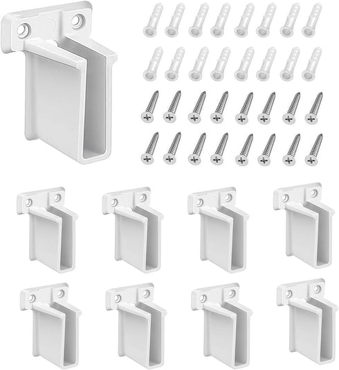 8 Pcs Wire Shelf End Bracket, Heavy Duty Closet Shelves Brackets Wall