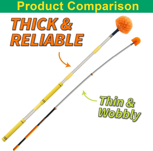 Extension Pole, 3 to 4 Feet Multi-Purpose Spliced Rod, Spider Brush, Outdoor Spray Paint Roller