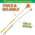 Extension Pole, 3 to 4 Feet Multi-Purpose Spliced Rod, Spider Brush, Outdoor Spray Paint Roller
