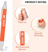Qilery 200 Pcs Breast Cancer Pens Bulk - Pink Ribbon Retractable Ballpoint Pens with HOPE Imprint for Charity Run