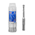 SALI 10 Pcs SDS Plus Rotary Hammer Drill Bit Kit, 1/4"*4" Concrete Drill Bit, Cross-Type Double Thread Carbide