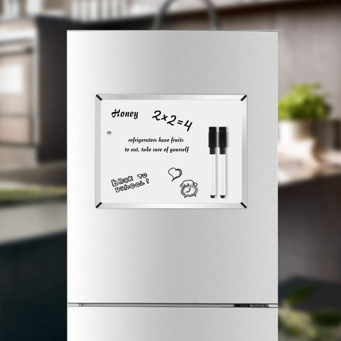 Magnetic Whiteboard, 9 x 12 Inches Double Sided Small Dry Erase Board with Markers and Stand