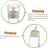 2pcs Countertops Mouthwash Dispenser Glass Bottle Lid for Bathroom Kitchen Multi-use Mouthwash Container for Stylish