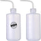 Yuelong Plastic Squeeze Bottle, 2Pcs 500ml Safety Wash Bottle with Scale Labels for Medical Tattoo Supplies