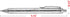 SMOOTHERPRO Stainless Steel Push Button Mechanism Pen, Comfortable Weight for Holding, Click Ballpoint