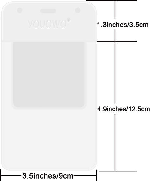 YOUOWO Clear Pocket Protectors, 6 Pack for Shirts, Lab Coats, Pants - Multi Purpose for Pen Leaks