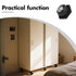 4pcs PRETYZOOM Self-Adhesive General Purpose Rollers with Steel Ball Bearings, Black Mini Casters for Moving Trolleys