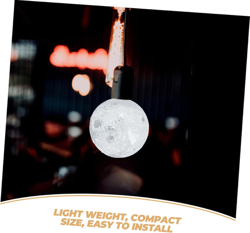 3d Plastic Lamp Cover Printed Moon Lamp Shade for Wall Floor and Table Lighting