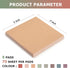 Sticky Notes 3x3 Self-Stick Pads with 8 Morandi Colors, Easy to Post for Office, School, Home, 8 Pads/Pack