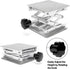 Wisamic Lab Jack Scissor Stand Platform, 4x4 inches Stainless Steel Lift Stand for Laboratory Support