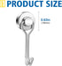 BAVITE Swivel Swing Magnetic Hook, Upgraded Refrigerator Magnetic Hooks, Strong Neodymium Magnet, 30lb Magnetic Hooks