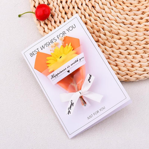 ShiQiao Spl Valentines Valentine's Day Bouquet Cards for Girlfriend Boyfriend Birthday Valentines Gifts for Husband