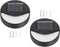PATIKIL Solar Lights Outdoor Waterproof, 2Pack Wall Sconce LED Stair Light for