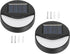PATIKIL Solar Lights Outdoor Waterproof, 2Pack Wall Sconce LED Stair Light for