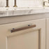 4-Pack 128mm/5.04" 7.16" Antrader Walnut Wood Drawer Pulls, Hole Centers, Total Length, Kitchen/Wardrobe/Cabinet Door