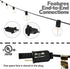Lampat 50 Bulb 50Ft G40 Bulbs-UL Commercial String Lights, LED Lights Globe String Lights with Listd for Indoor/Outdoor