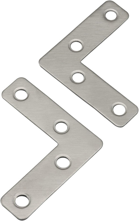 12 2 2 Inch Bonsicoky Stainless Steel L Bracket Corner Brace, Pcs x Corner Braces, Sturdy Flat Angle Brackets