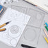 9 3 101.5mm/4 inch PH PandaHall in Circle Inlay Templates, Acrylic Router Jig Templates Router and Decorative Templates