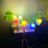 Warmstor 2 Pack Mushroom Night Light Plug-in, Lotus Leaves/Water-Weeds Mushrooms Colors Changing Nightlight Colorful