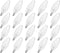 CYLYT 20-Pack E12 Candelabra Light Bulbs 40W Warm White 2500K, 380 Lumen