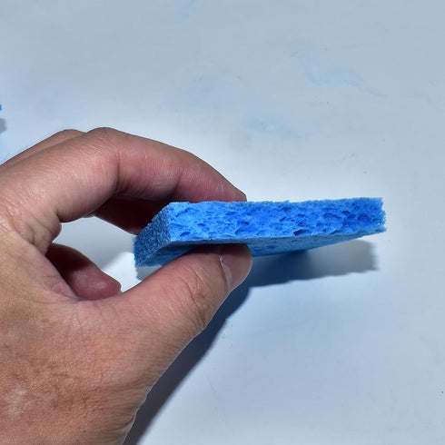 10 60mm 60mm 10mm,Blue Pcs Soldering Iron Special High Temperature Sponge,With Holes x x