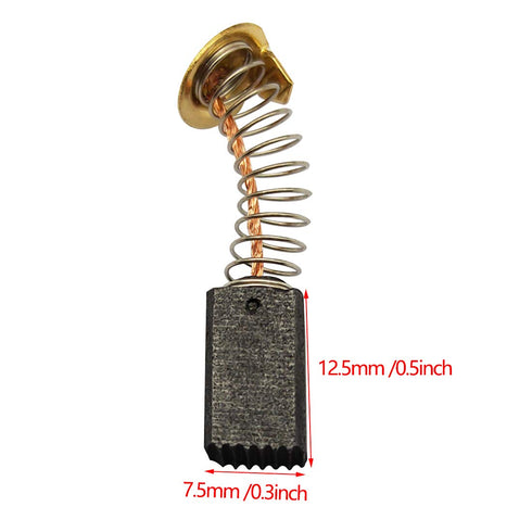 30Pcs Motor Carbon Brush, 6.5x7.5x12.5mm for Angle Grinder Electric Motor Replacement