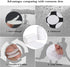 White Self Adhesive Dots 1000pcs (500 Pairs) 3/4" Diameter Hook and Loop Dots for School, Office