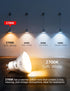 Non-Dimmable GU10 Bulbs, 2700K GU10 Bulb 4W Bulbs 100Flood 3 Pack Lepro LED Light Soft Warm Light Replacement