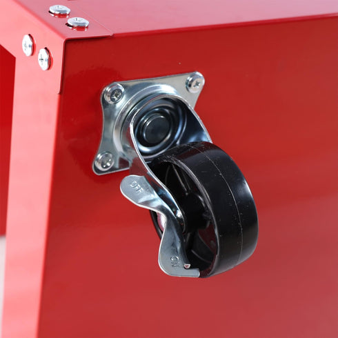 3 450 Lbs Tier Rolling Tool Cart, Capacity Service SART with Wheels, Heavy Duty Steel Utility Cart w/Lockable Wheels