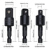 Flexible Drill Bit Extension Set with Right Angle Drill Attachment, 360 Rotatable Socket Adapter Sets