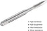 uxcell Spiral Point Threading Tap 10-24 UNC, HSS Machine Thread Screw Tap, 3 Straight Flutes Uncoated