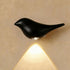 MENGLANSI Bird Shape Night Lamp Adjustable Brightness LED Wall Sconces USB Rechargeable Easy Installation Modern LED