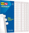 Redi-Tag Laser Index Tabs, White, 180 Tabs, 7/16" x 1", Permanent Adhesive, Customizable Divider Labels