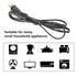 2PCS Synchronous Motor 50/60Hz AC 100~127V CCW/CW 4W with 7mm Flexible Coupling Connector, 6ft Power Cord