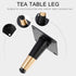 4pcs Kisangel Adjustable Metal Sofa Legs with Anti-Skid Pads Iron Furniture Feet for Bathroom Cabinet Table Tv Stand