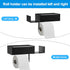 FUNLEU Toilet Paper Holder with Shelf, Self Adhesive Toilet Paper Holder with Storage, Wipe Holder for Bathroom