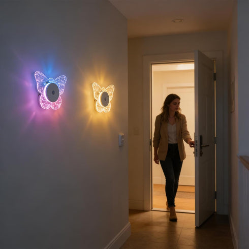 Generic Motion Sensor Wall Sconce, Magnetic Night Light, Rechargeable Sconce, Indoor Wall Light, Wireless Reading Lamp