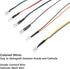 30pcs 12 5mm 7.9 inch 12v Volt White LED Lights Emitting Diodes Pre Wired DC LED Light Clear Lens Small LED Lamps